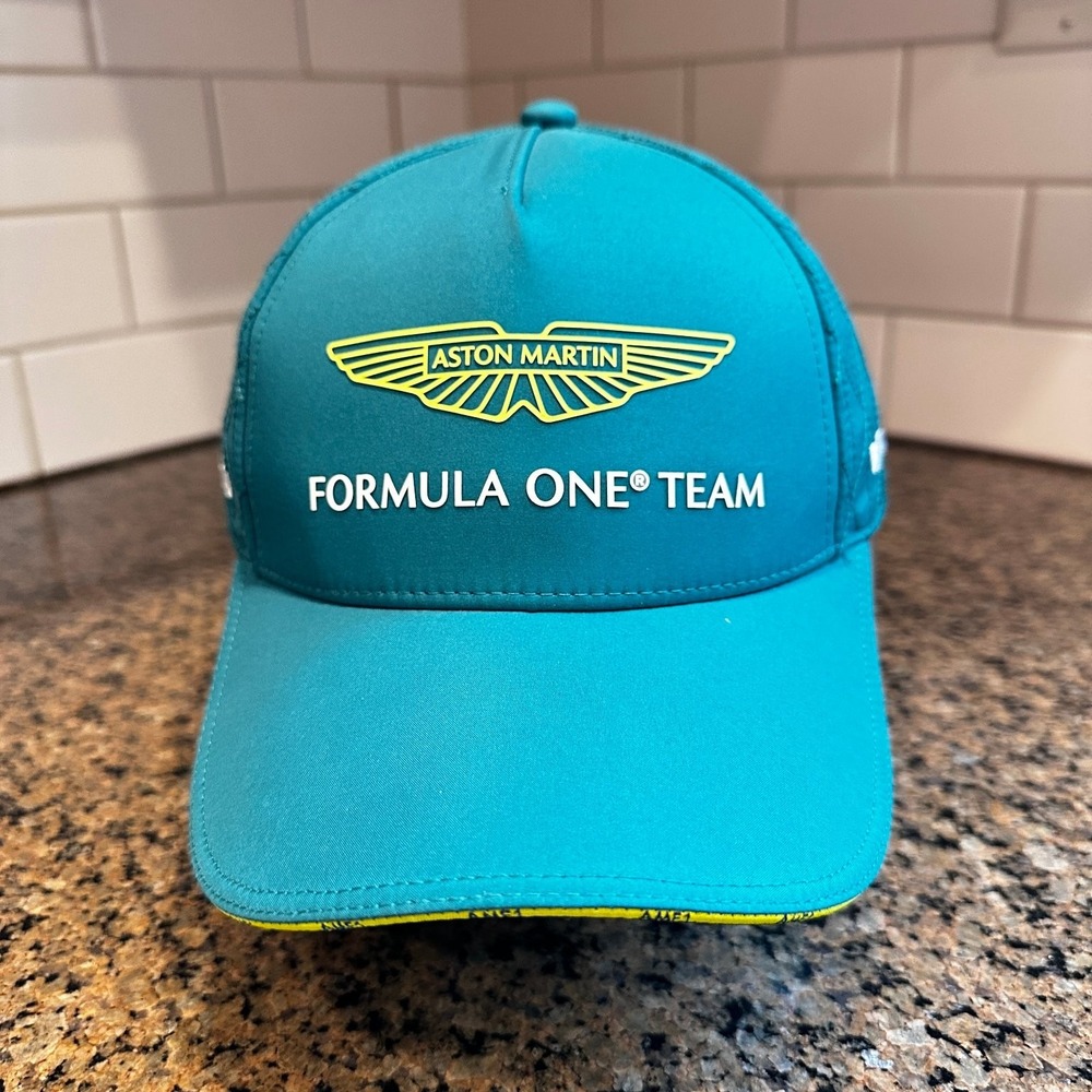ASTON MARTIN Formula One Team Hat ALONSO Cap #14 Adjustable Original Boss Aramco
